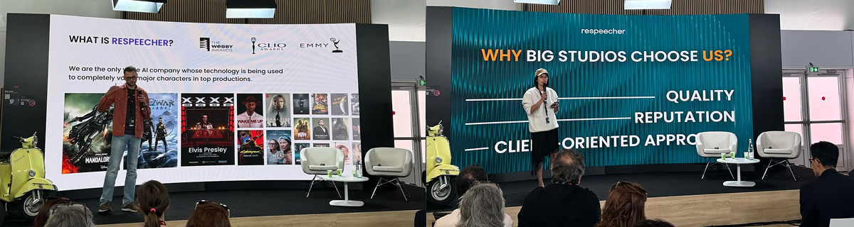 Respeecher event at Cannes Film Festival | Respeecher News Digest | May 2025