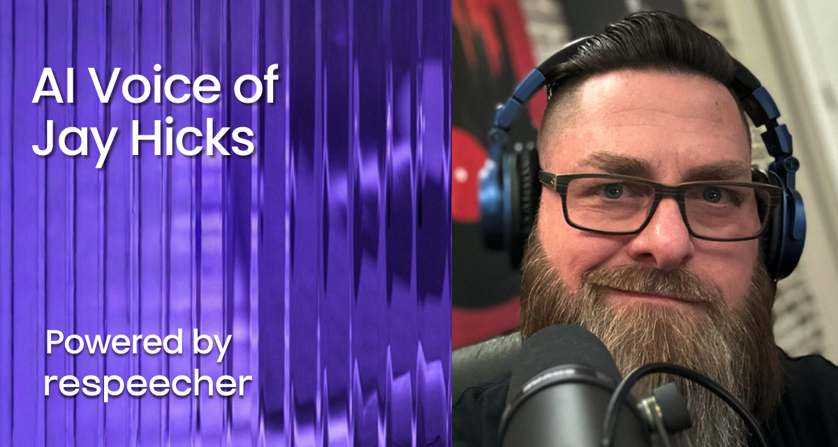 Voice of Jay Hicks | Respeecher