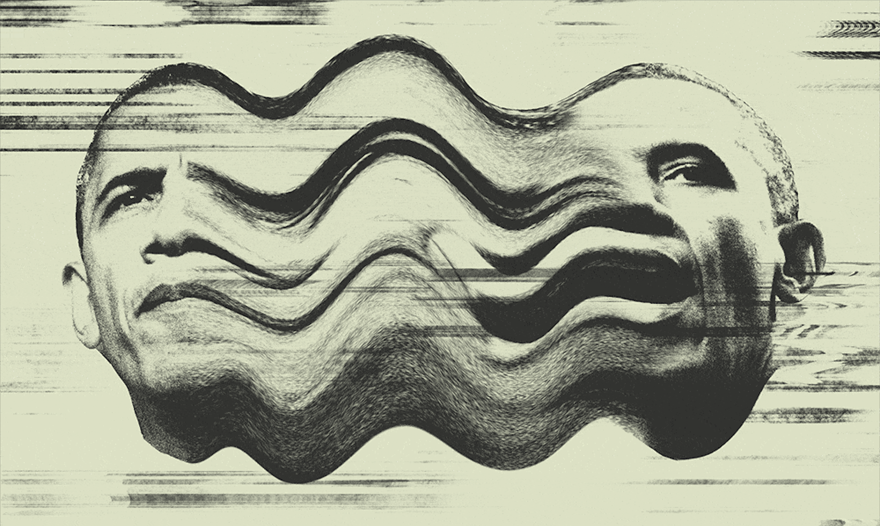 A graphic representing soundwaves and a microphone icon, symbolizing the transformative yet non-malicious nature of speech synthesis technology.